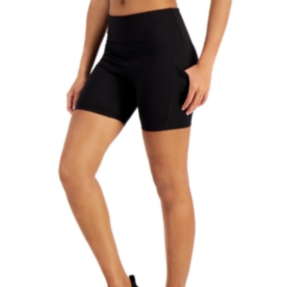 𝅺Ideology Black Athletic Biker Shorts